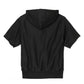 Champion Reverse Weave Short Sleeve Hooded Sweatshirt  | Black