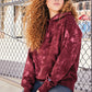 Champion Reverse Weave Scrunch-Dye Tie-Dye Hooded Sweatshirt | Mulled Berry