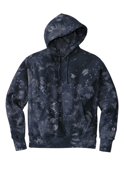 Copy of Champion Reverse Weave Scrunch-Dye Tie-Dye Hooded Sweatshirt | Navy