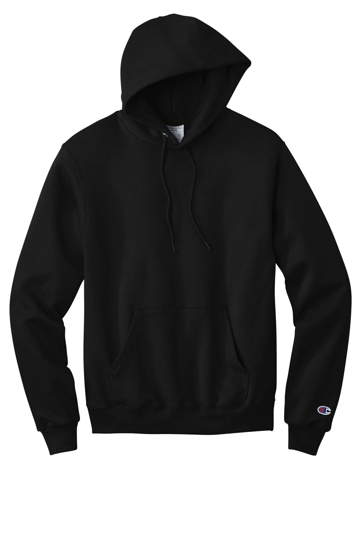 Champion Eco Fleece Pullover Hoodie  | Black