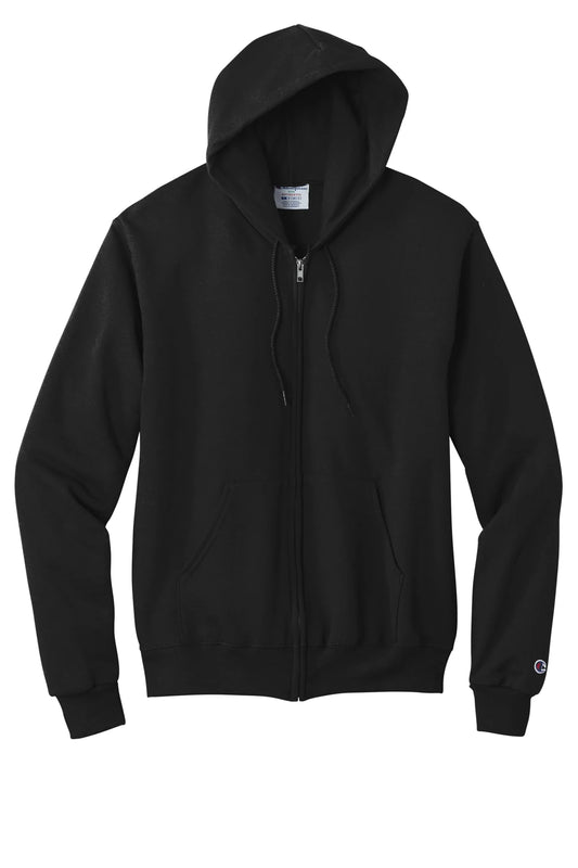 Champion Eco Fleece Full-Zip Hoodie | Black