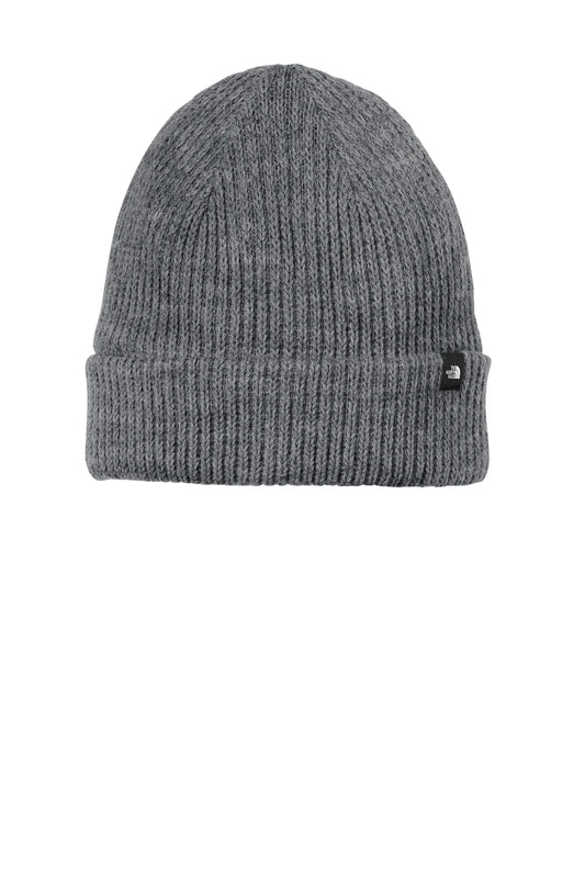 The North Face Circular Rib Beanie | TNF Medium Grey Heather