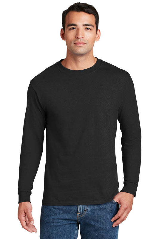 Hanes Beefy-T - 100% Cotton Long Sleeve T-Shirt