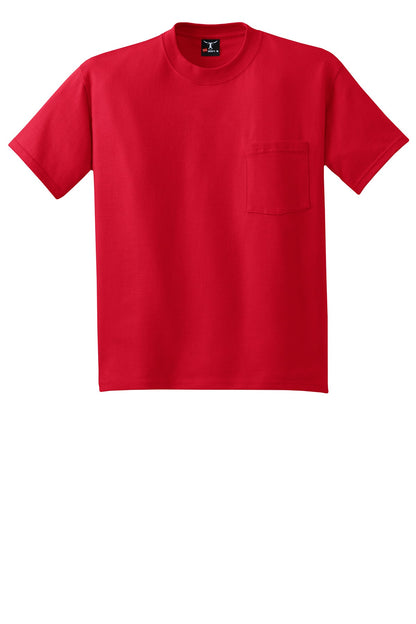 Hanes Beefy-T - 100% Cotton T-Shirt with Pocket 5190