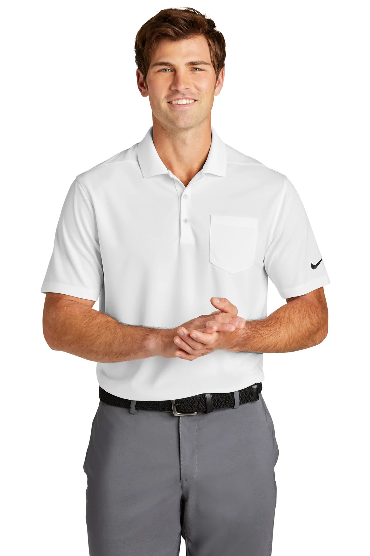 Nike Dri-FIT Micro Pique 2.0 Pocket Polo | White