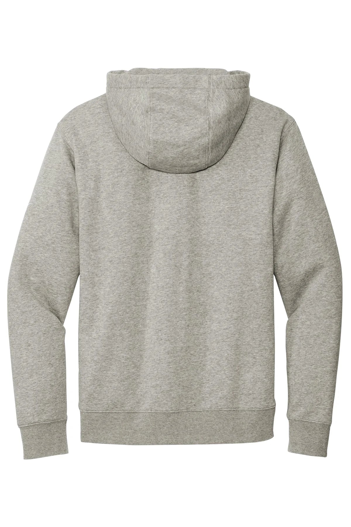 Nike Club Fleece Sleeve Swoosh Pullover Hoodie | Dark Grey Heather