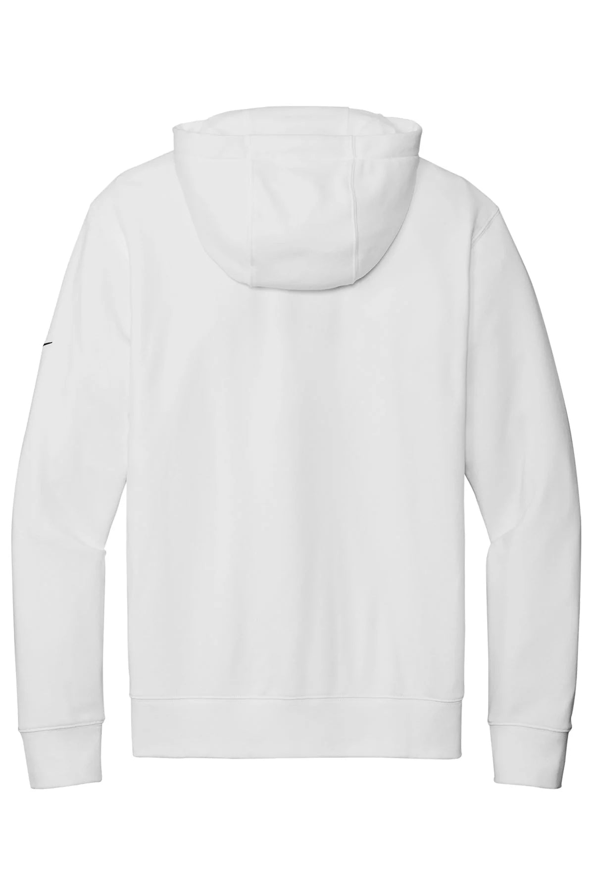Nike Club Fleece Sleeve Swoosh Pullover Hoodie | Dark Grey Heather