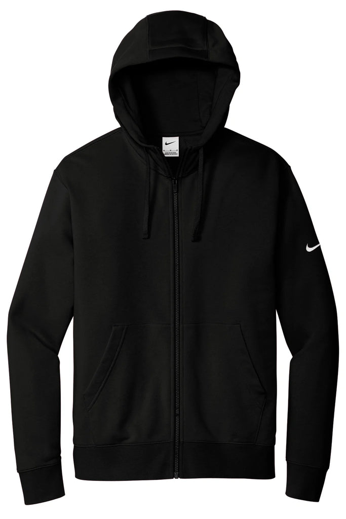 Nike Club Fleece Sleeve Swoosh Full-Zip Hoodie | Black