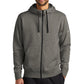 Nike Club Fleece Sleeve Swoosh Full-Zip Hoodie | Charcoal Heather