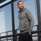 Nike Club Fleece Sleeve Swoosh Full-Zip Hoodie | Charcoal Heather
