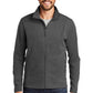 Eddie Bauer Full-Zip Microfleece Jacket EB224 | Grey Steel