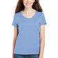 Hanes Ladies Perfect-T Cotton V-Neck T-Shirt S04V