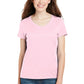 Hanes Ladies Perfect-T Cotton V-Neck T-Shirt S04V