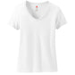 Hanes Ladies Perfect-T Cotton V-Neck T-Shirt S04V