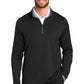 Nike Dri-FIT Stretch 1/2-Zip Cover-Up | Black Dark Grey