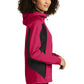 Eddie Bauer Ladies Trail Soft Shell Jacket EB543 | Pink Lotus / Grey Steel