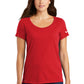 Copy of Nike Ladies Dri-FIT Cotton/Poly Scoop Neck Tee | University Red