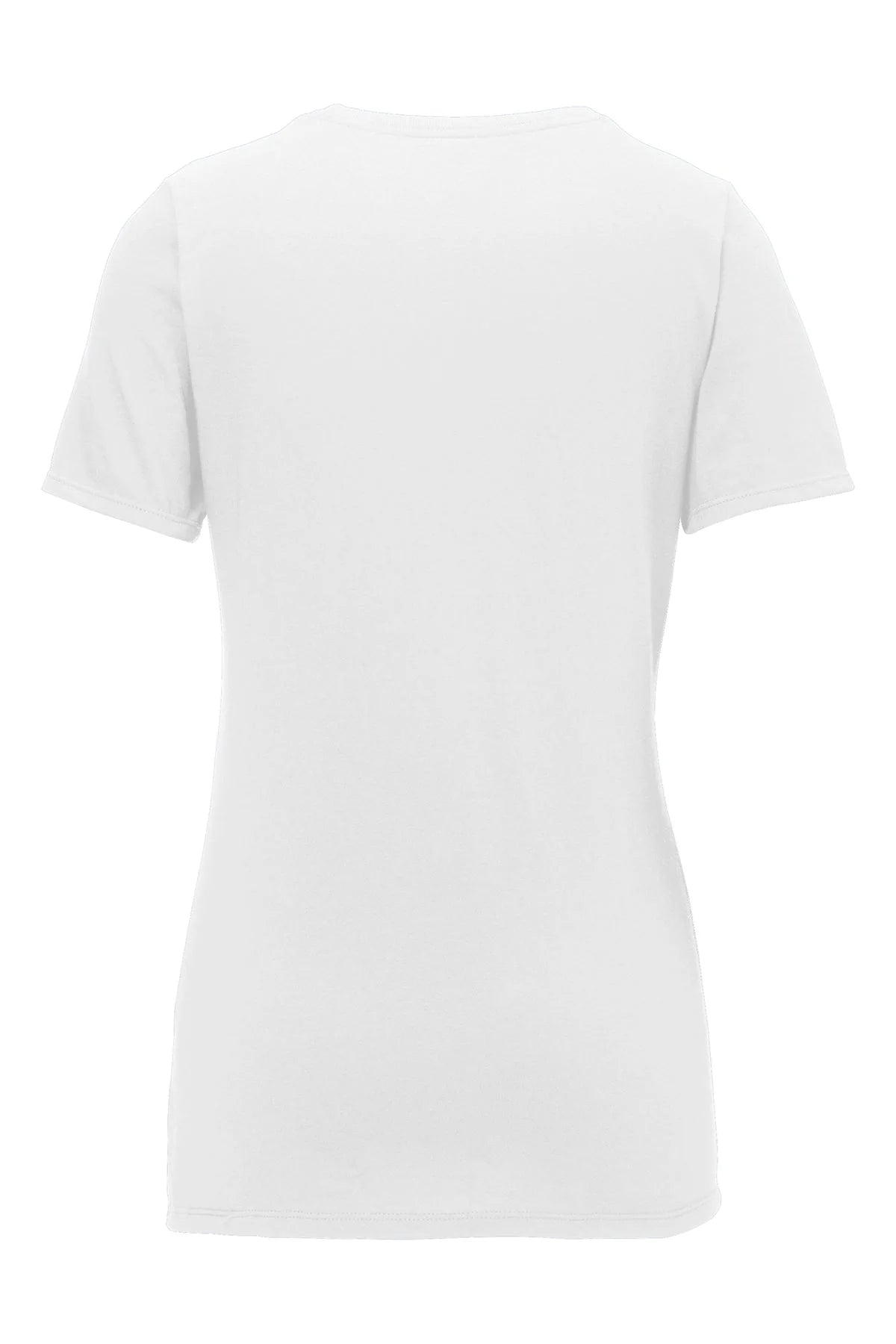 Copy of Nike Ladies Dri-FIT Cotton/Poly Scoop Neck Tee | White