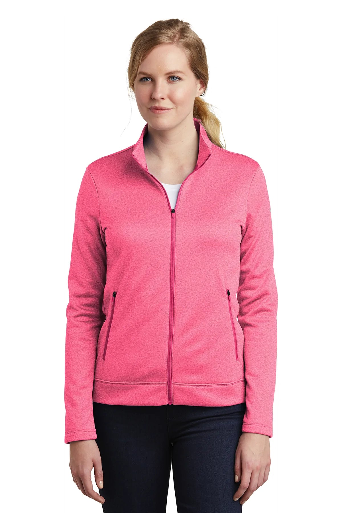 Nike Ladies Therma-FIT Full-Zip Fleece  | Pink