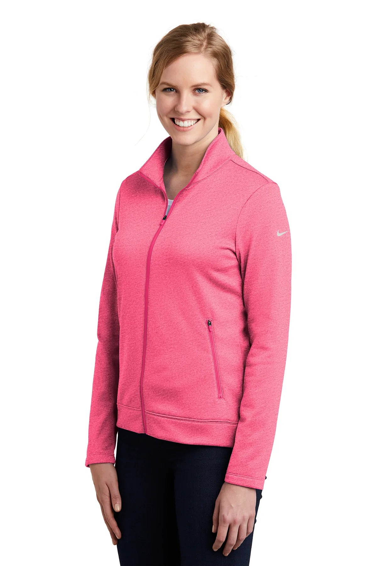 Nike Ladies Therma-FIT Full-Zip Fleece  | Pink