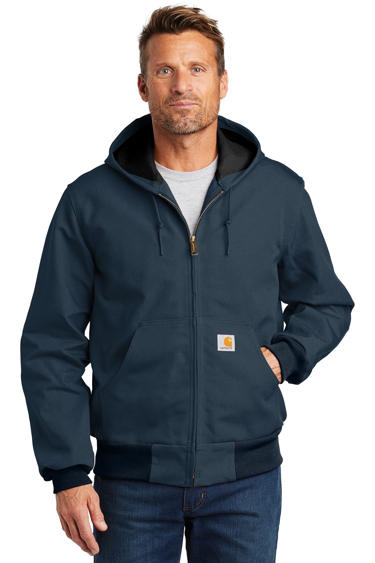 Carhartt Thermal-Lined Duck Active Jacket | Dark Navy