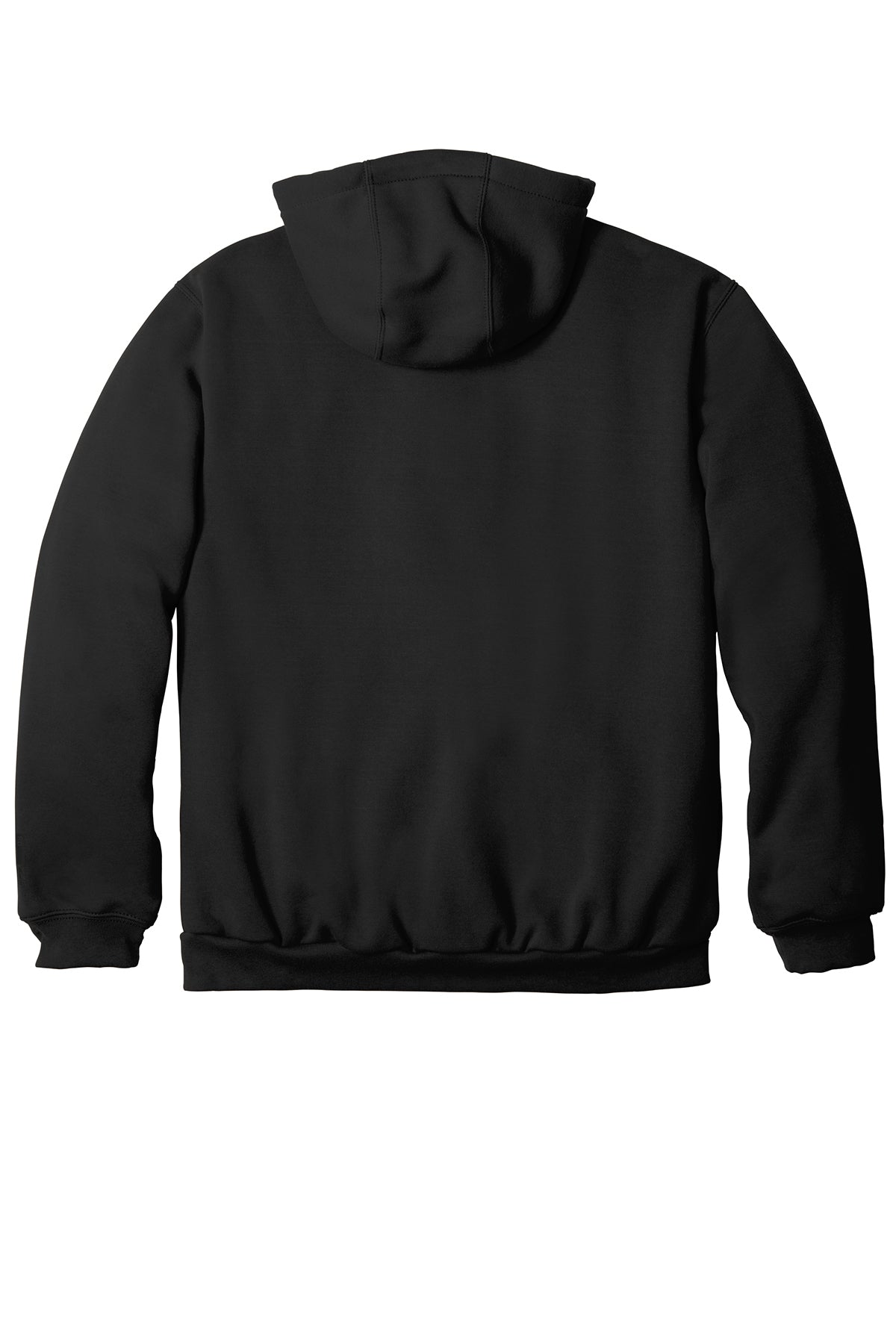 Carhartt Rain Defender Rutland Thermal-Lined Hooded Zip-Front Sweatshirt | Black