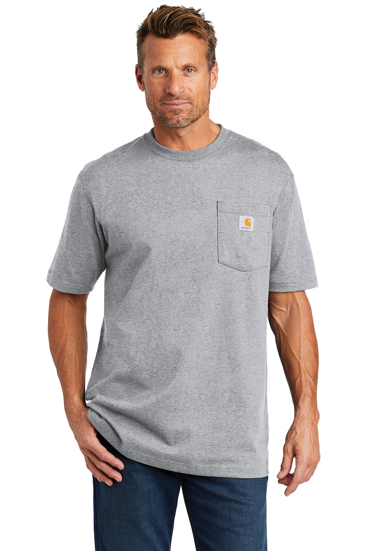 Carhartt ® Tall Workwear Pocket Short Sleeve T-Shirt | Heather Grey