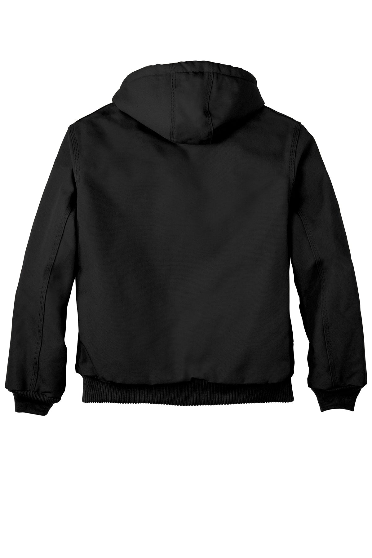 Carhartt Tall Quilted-Flannel-Lined Duck Active Jacket | Black