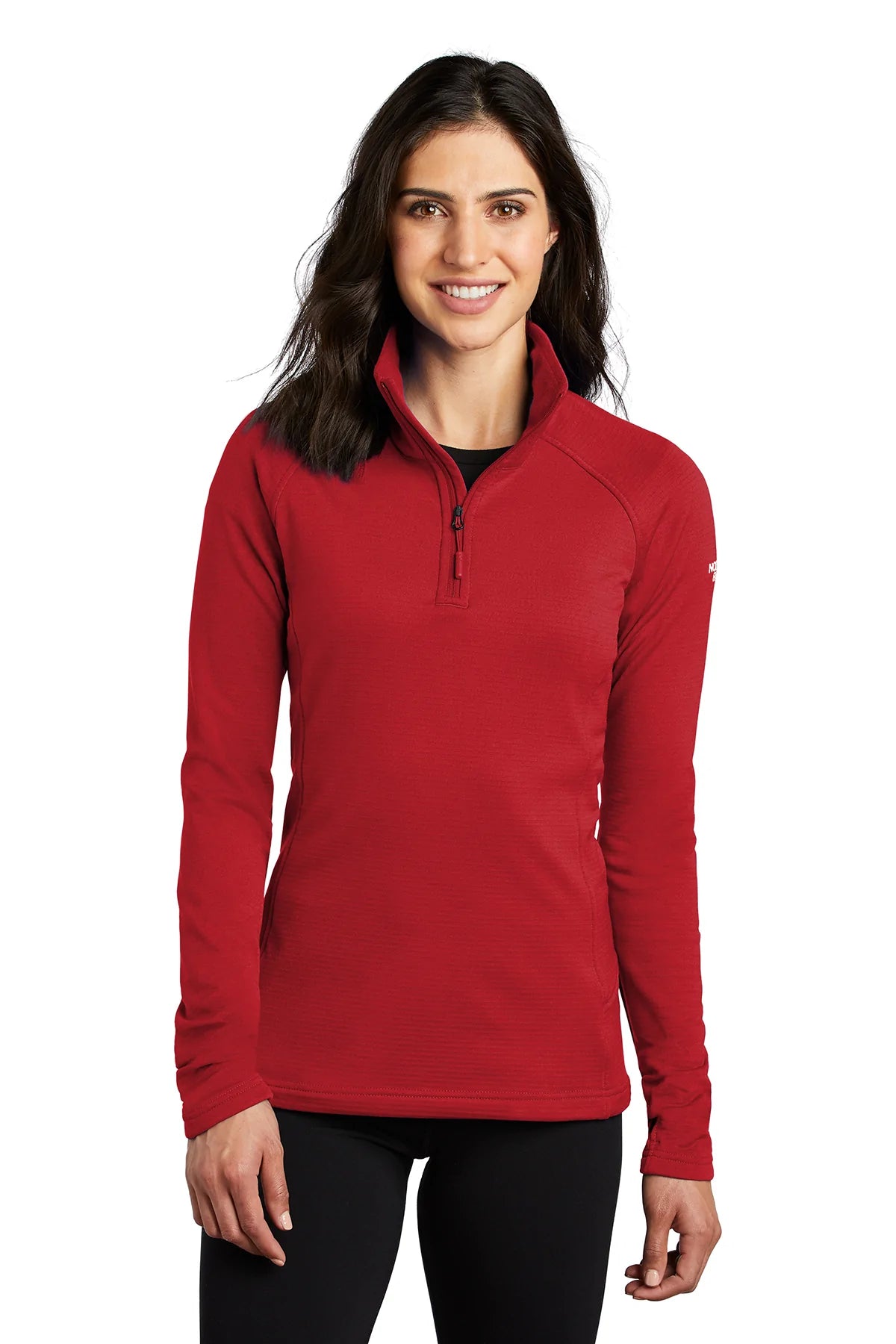 The North Face Ladies Mountain Peaks 1/4-Zip Fleece | TNF Red