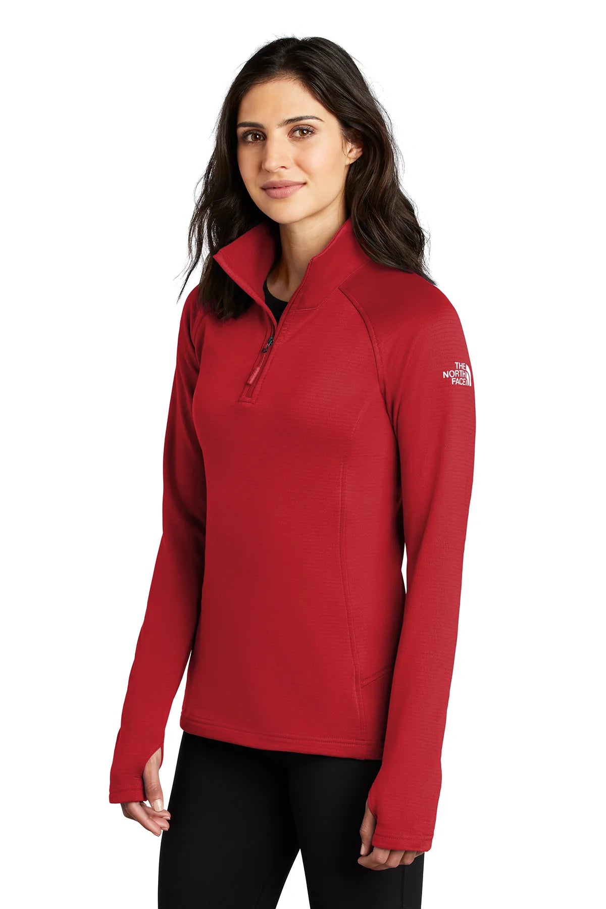 The North Face Ladies Mountain Peaks 1/4-Zip Fleece | TNF Red
