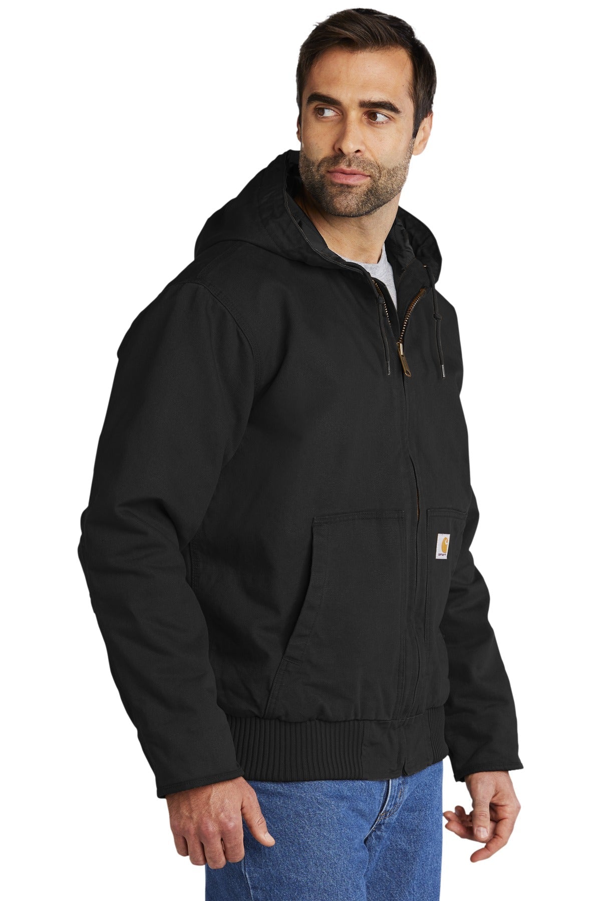 Carhartt Tall Washed Duck Active Jacket | Black