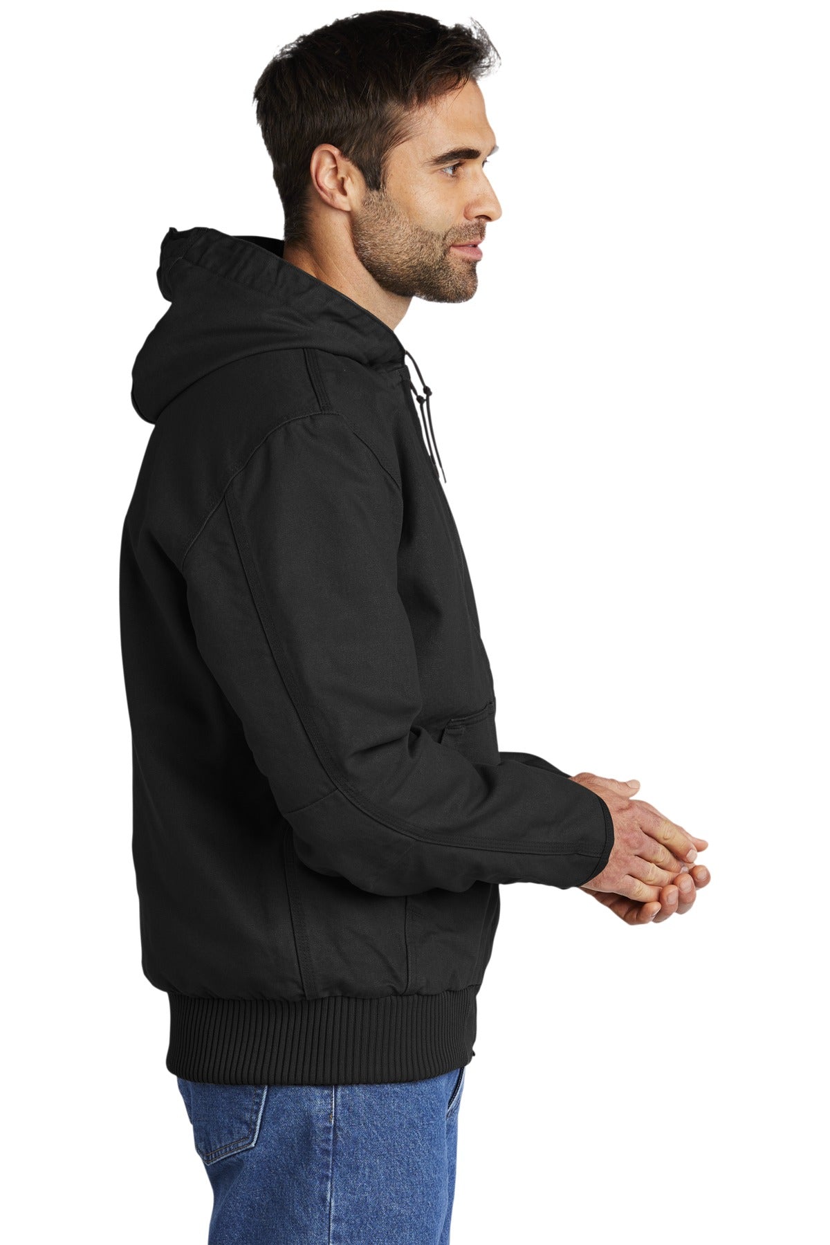 Carhartt Tall Washed Duck Active Jacket | Black
