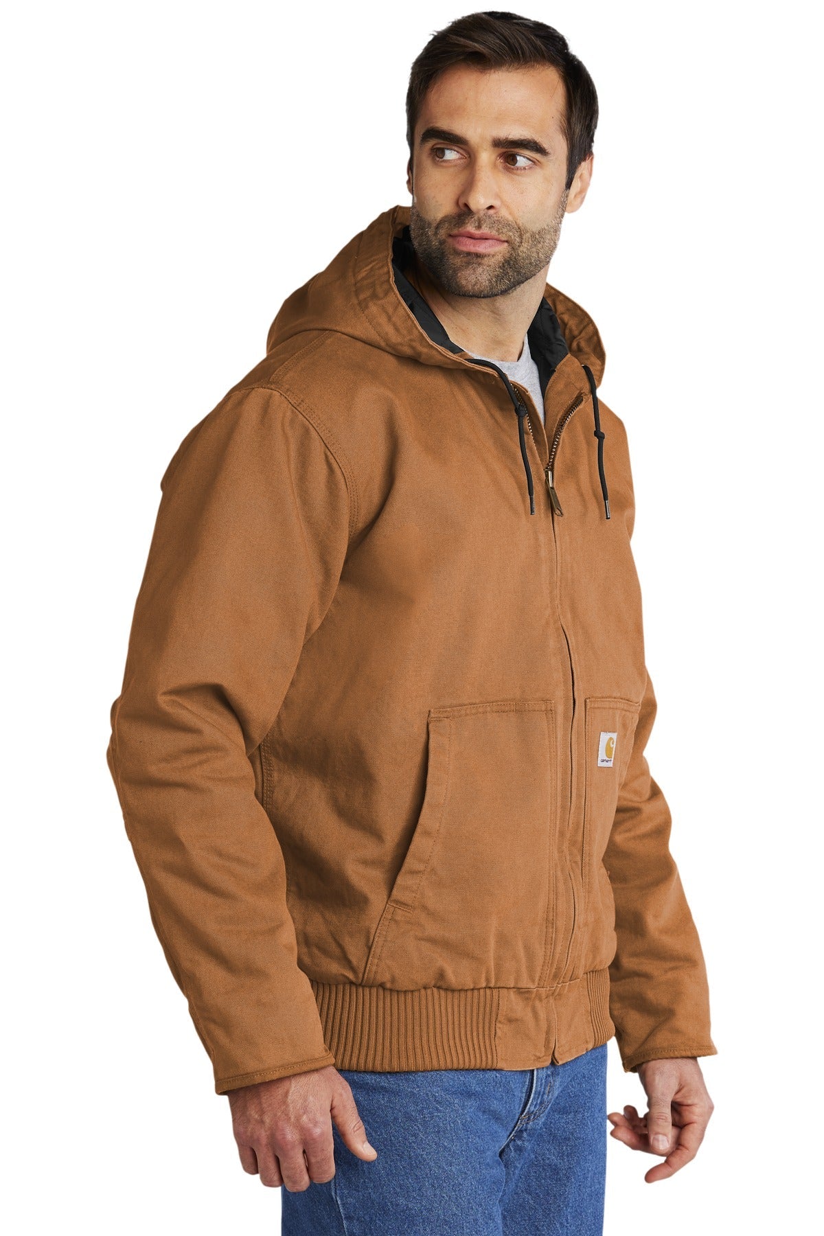 Carhartt Tall Washed Duck Active Jacket | Black
