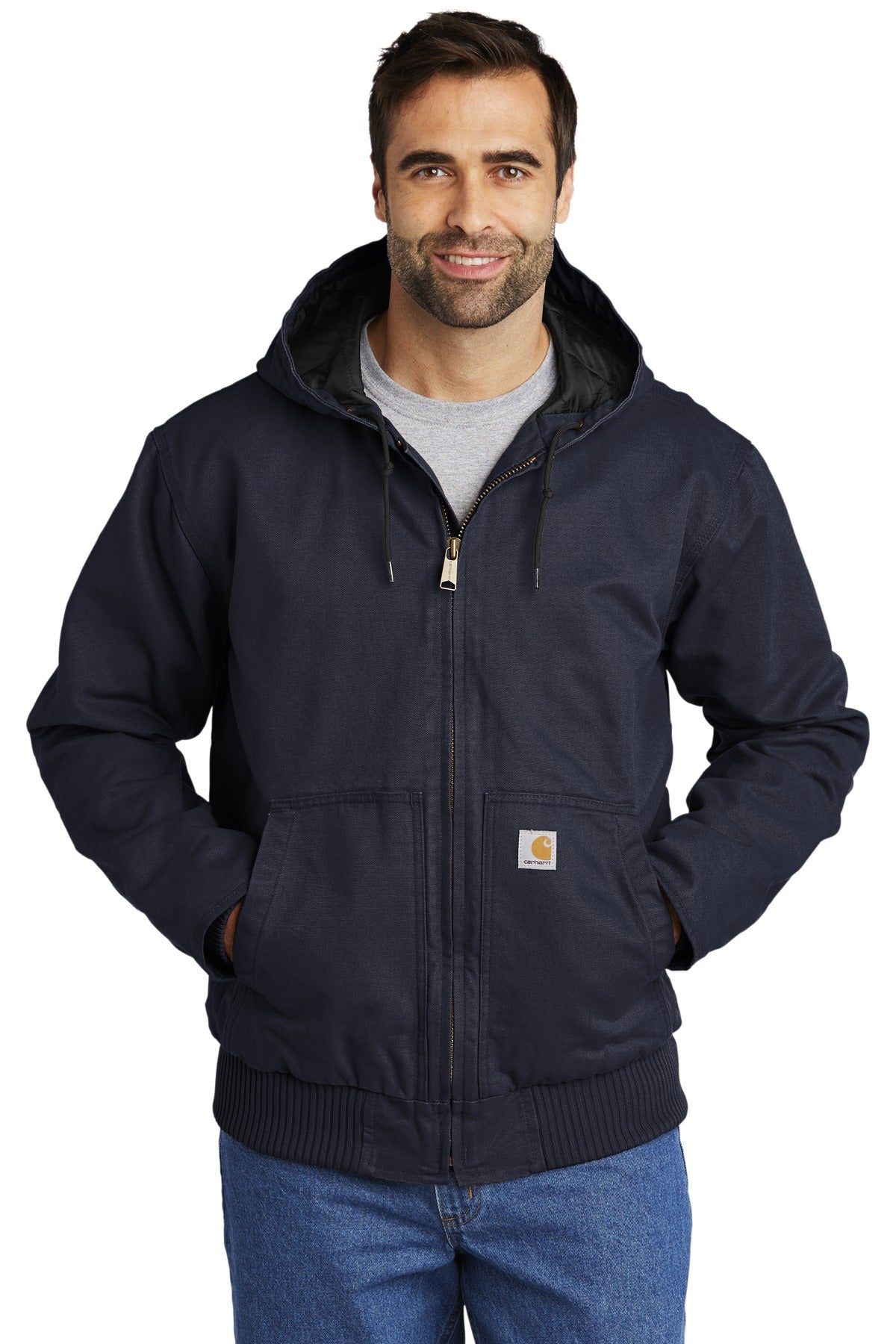 Carhartt Tall Washed Duck Active Jacket | Black