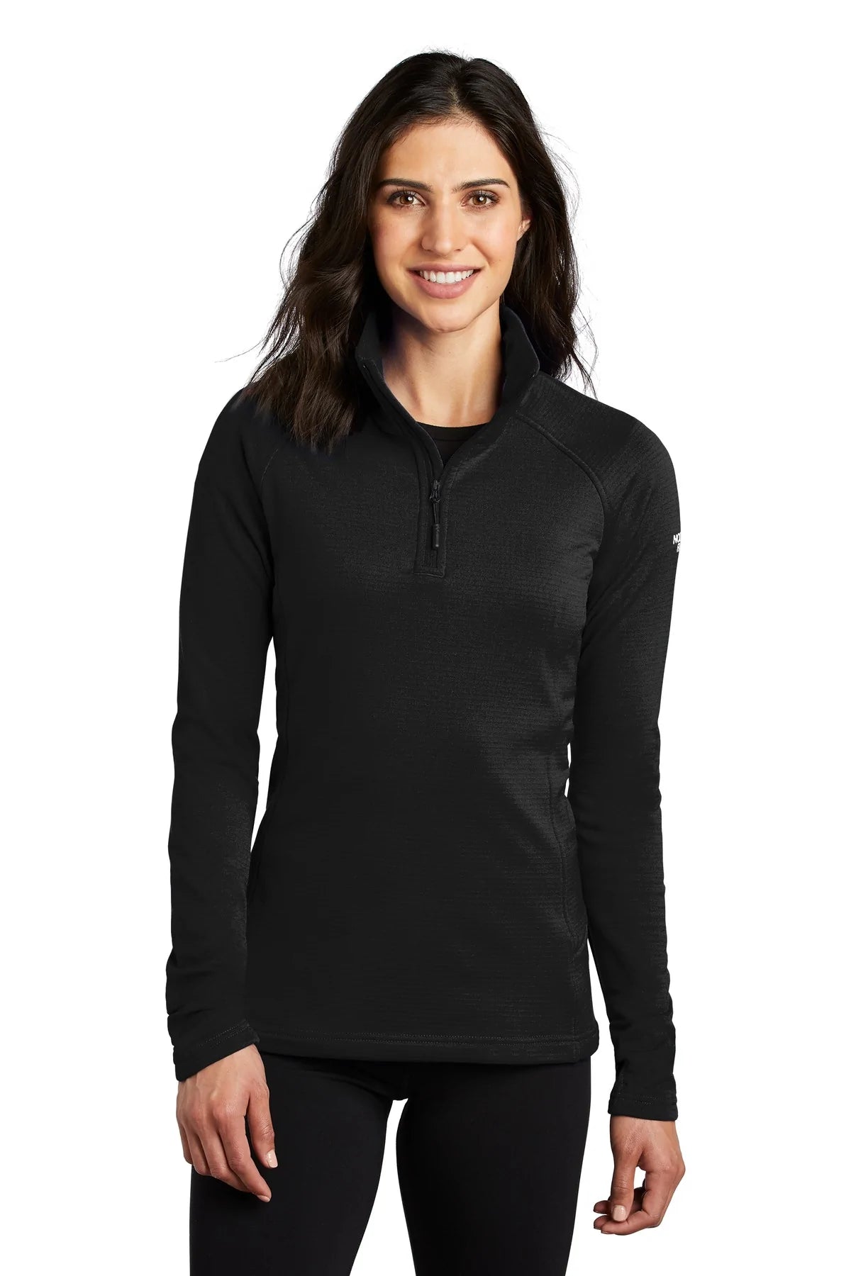 The North Face Ladies Mountain Peaks 1/4-Zip Fleece | TNF Black