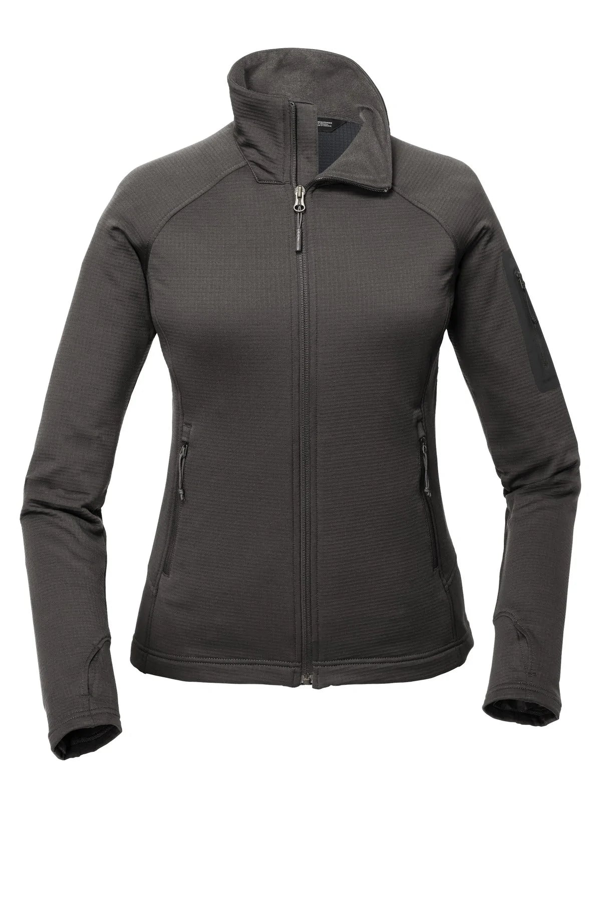 The North Face Ladies Mountain Peaks Full-Zip Fleece Jacket | Asphalt Grey