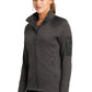 The North Face Ladies Mountain Peaks Full-Zip Fleece Jacket | Asphalt Grey