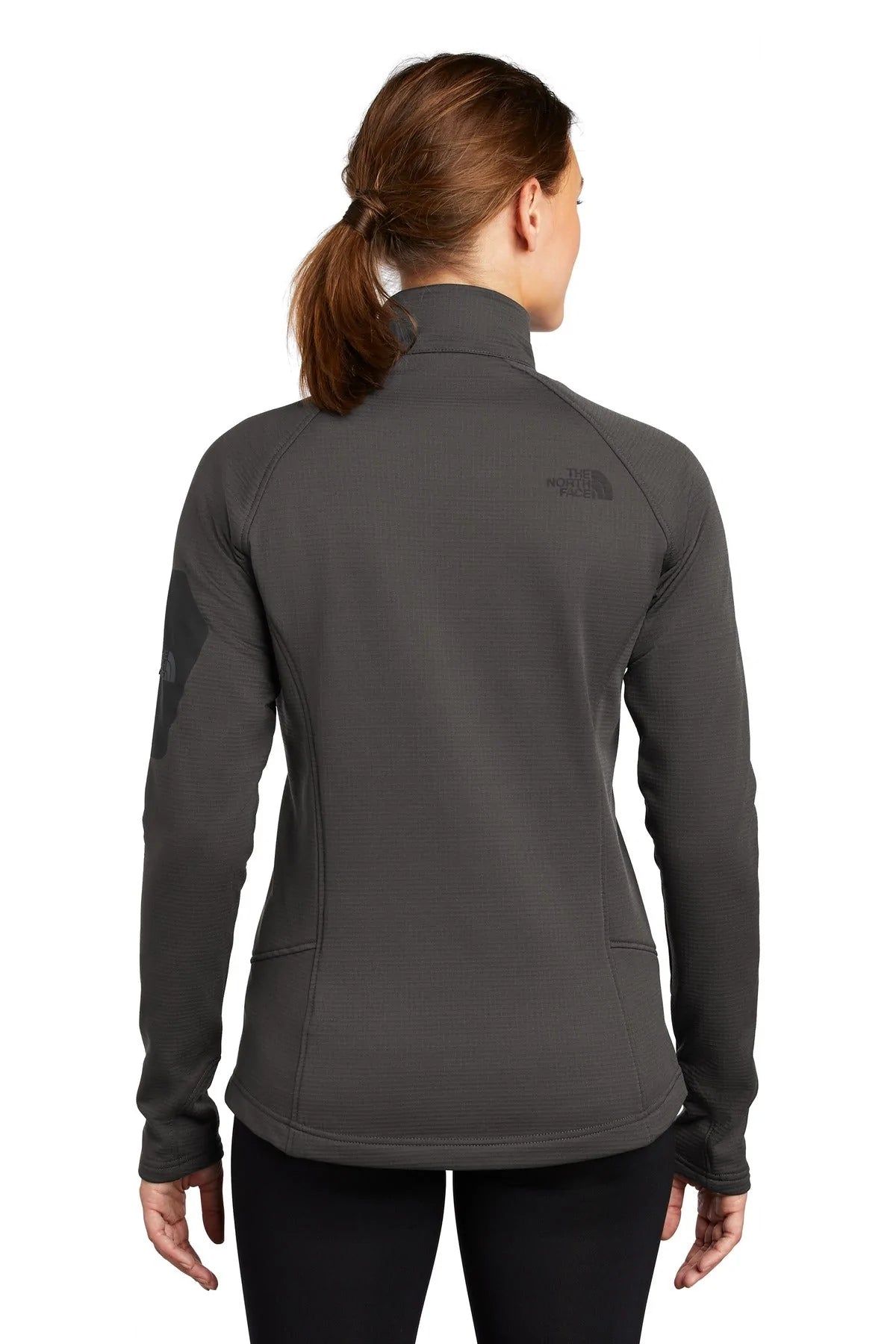 The North Face Ladies Mountain Peaks Full-Zip Fleece Jacket | Asphalt Grey