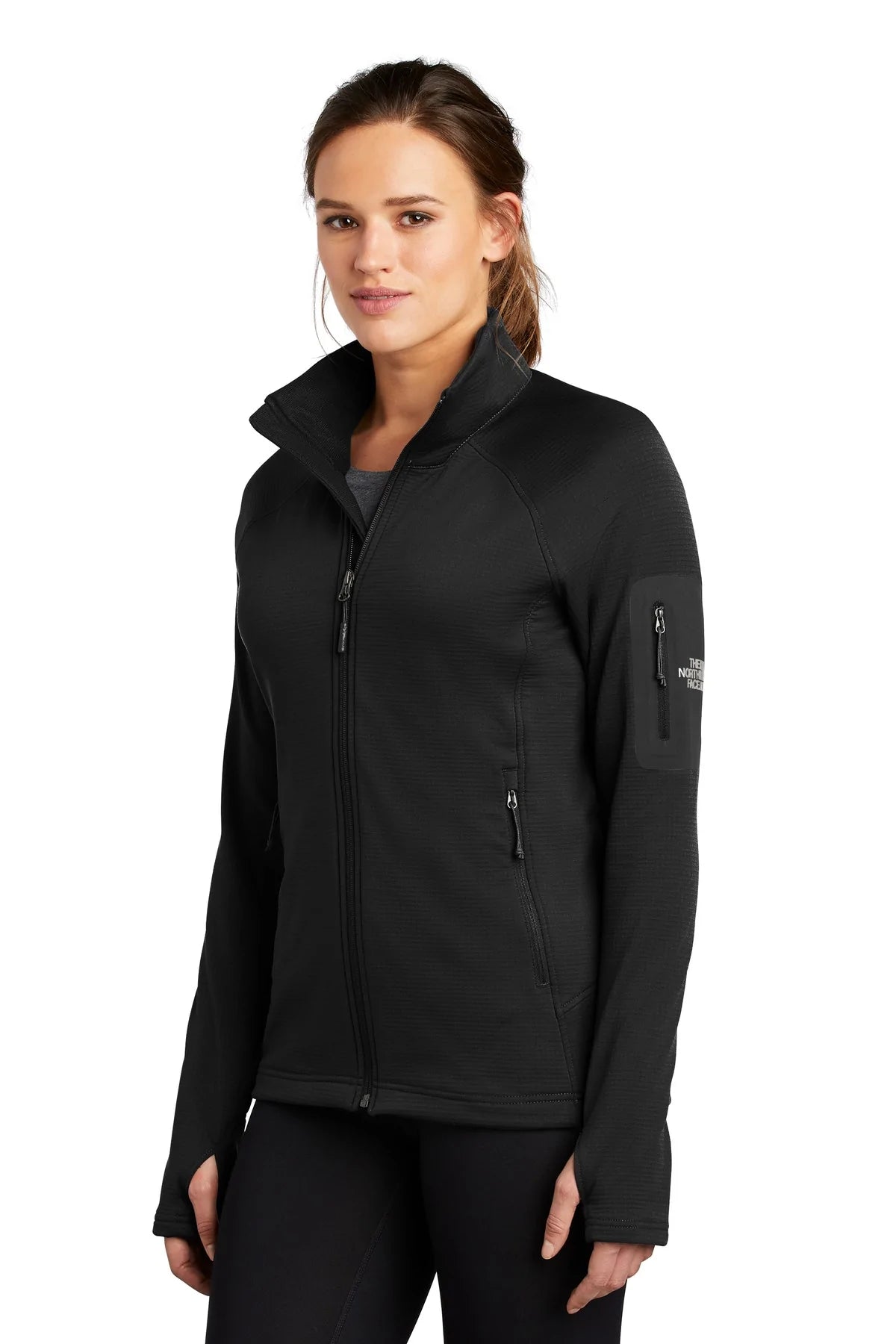 The North Face Ladies Mountain Peaks Full-Zip Fleece Jacket | TNF Black