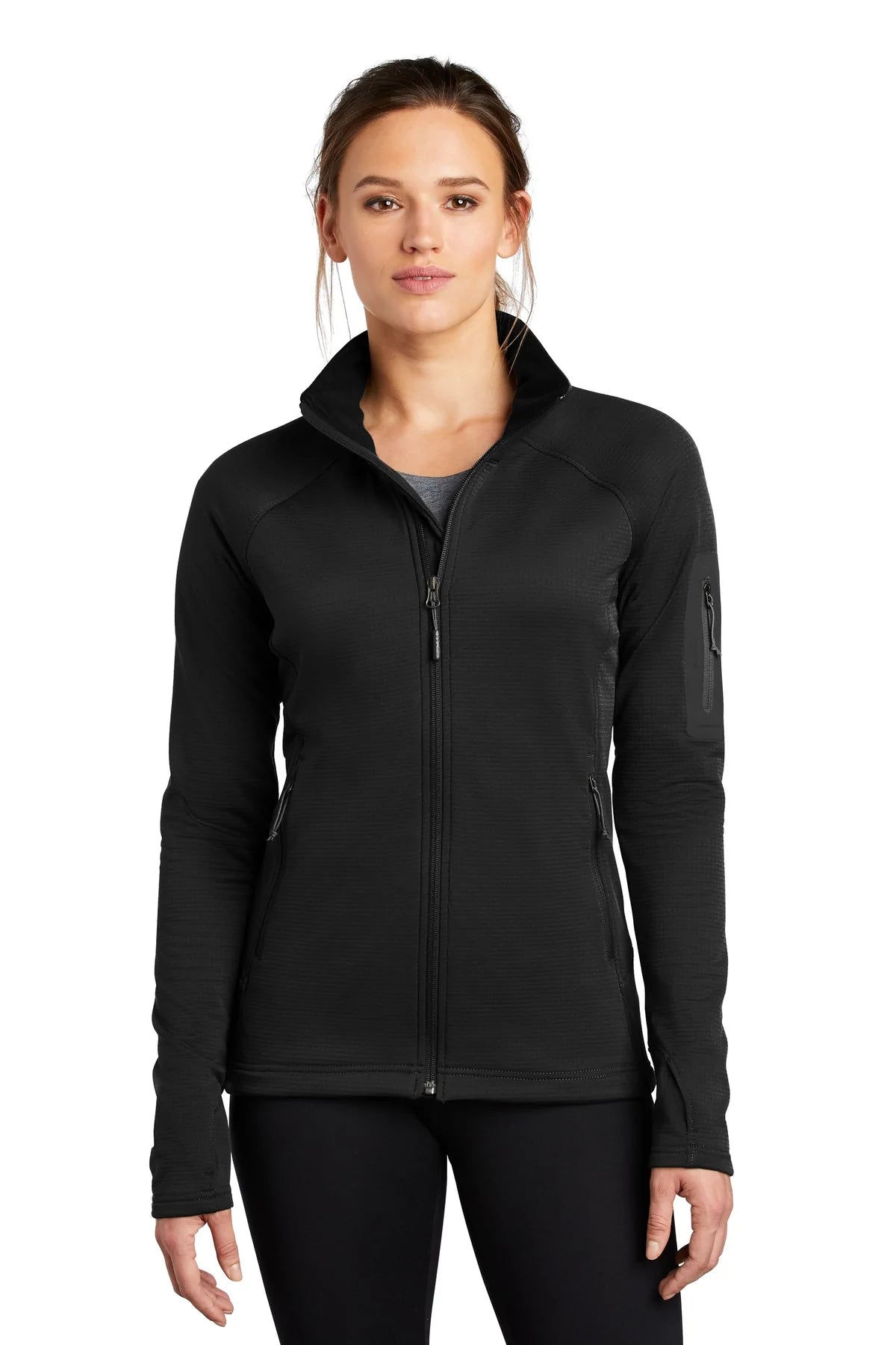 The North Face Ladies Mountain Peaks Full-Zip Fleece Jacket | TNF Black