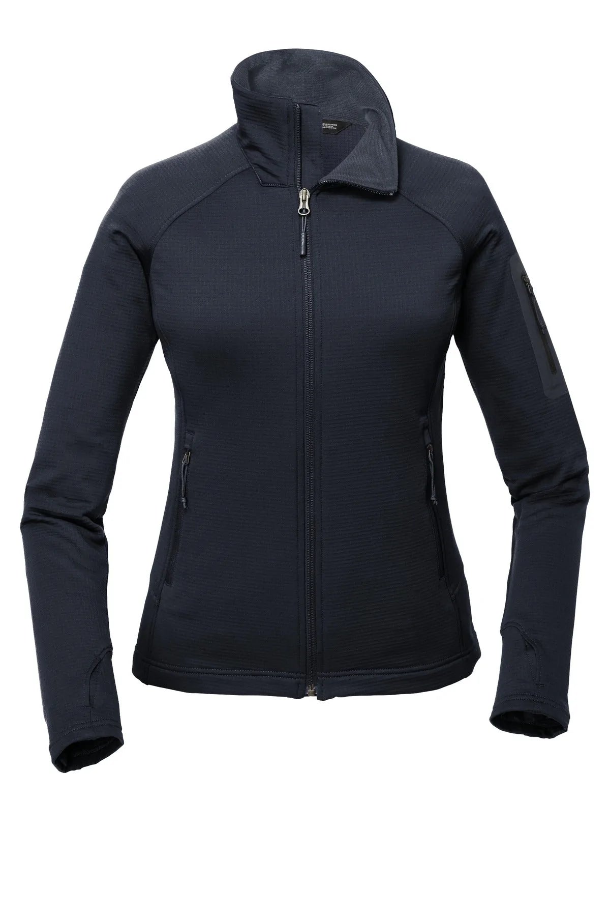 The North Face Ladies Mountain Peaks Full-Zip Fleece Jacket | Asphalt Grey