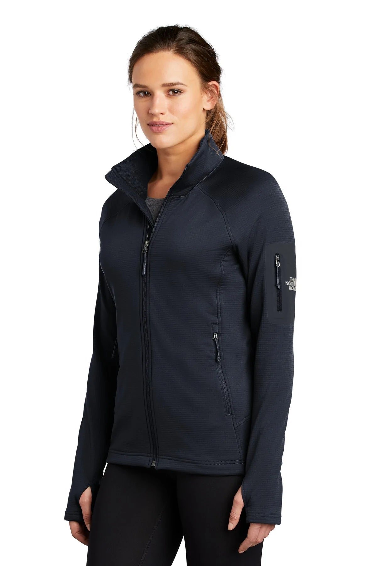 The North Face Ladies Mountain Peaks Full-Zip Fleece Jacket | TNF Black