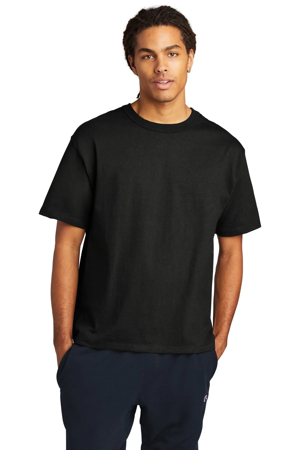 Champion Heritage 7-Oz. Jersey Tee | Black