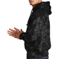 Champion Reverse Weave Scrunch-Dye Tie-Dye Hooded Sweatshirt | Black